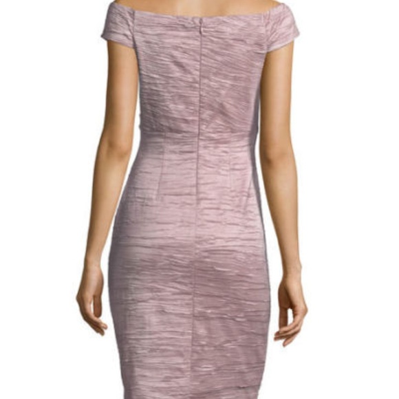 Eliza J Mauve Off The Shoulder Dress Size 12 Cocktail Dress Formal Dress - Picture 5 of 5